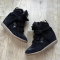 Isabell Marant Women's Black Trainers Ayakkabı Size 40/US9