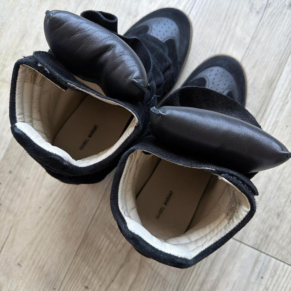 Isabell Marant Women's Black Trainers Ayakkabı Size 40/US9
